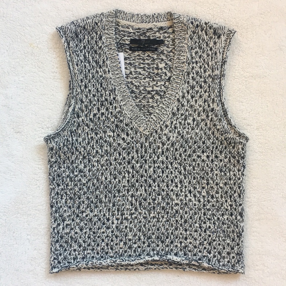 7 For All Mankind Chunky Knit Shell